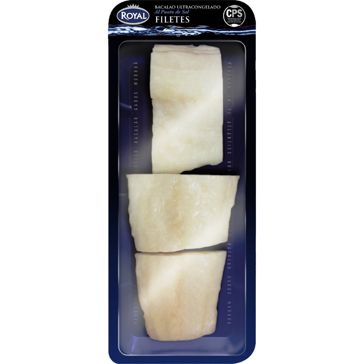 filetes de bacalao bandeja 400 g neto escurrido