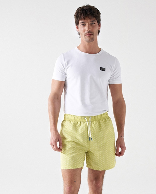 Imagen 0 de Bañador de hombre corto Microprint flor