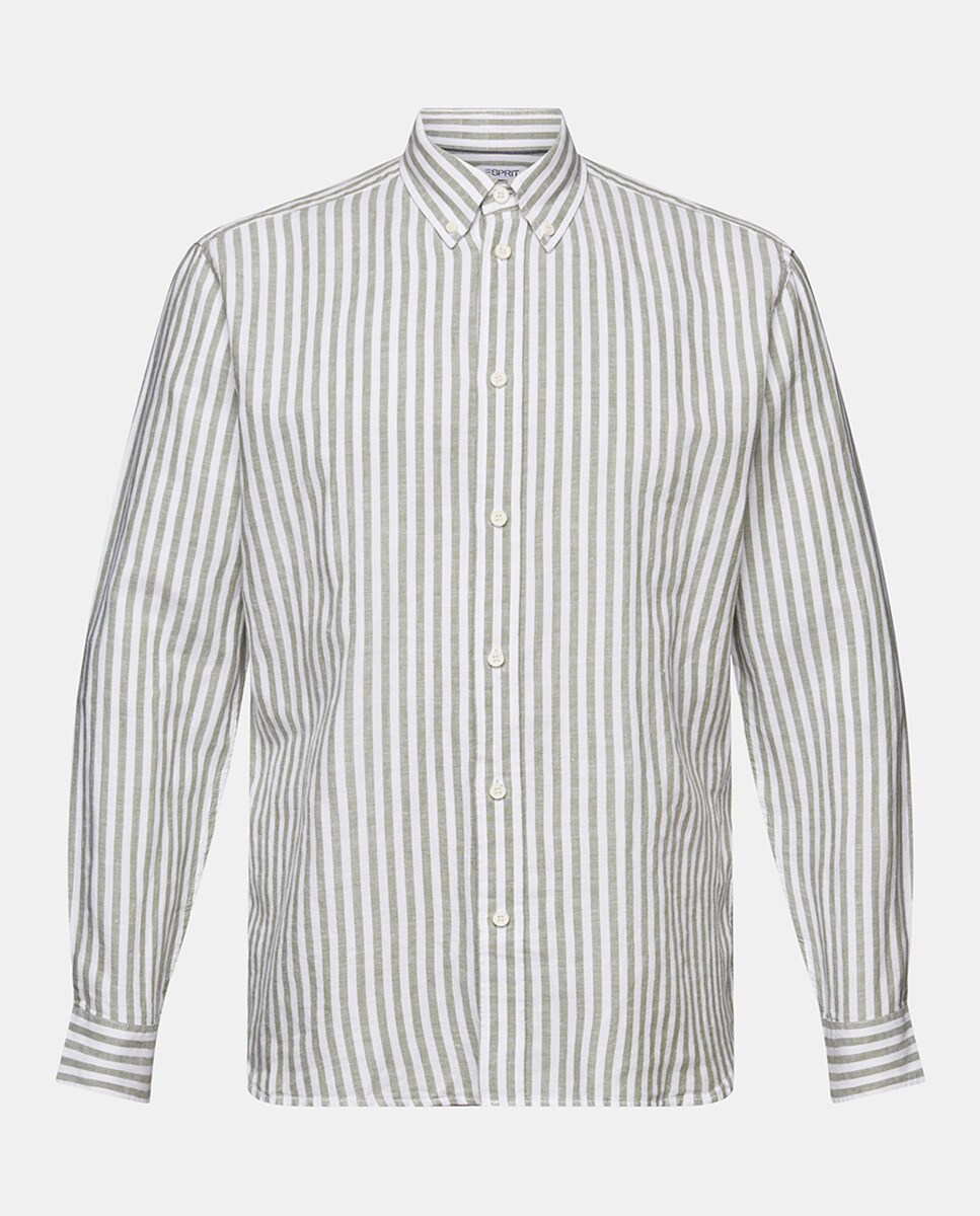 Camisa de hombre rayas con lino · Esprit · El Corte Inglés
