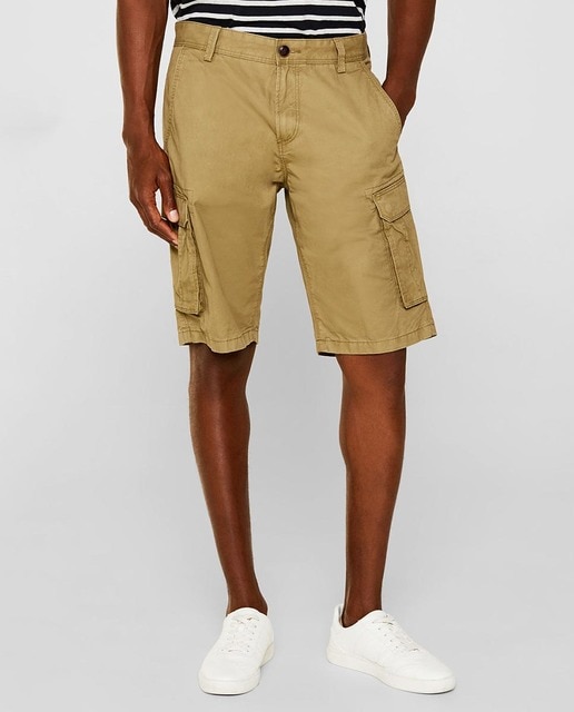 Imagen 0 de Bermuda tipo cargo en algodón orgánico de hombre