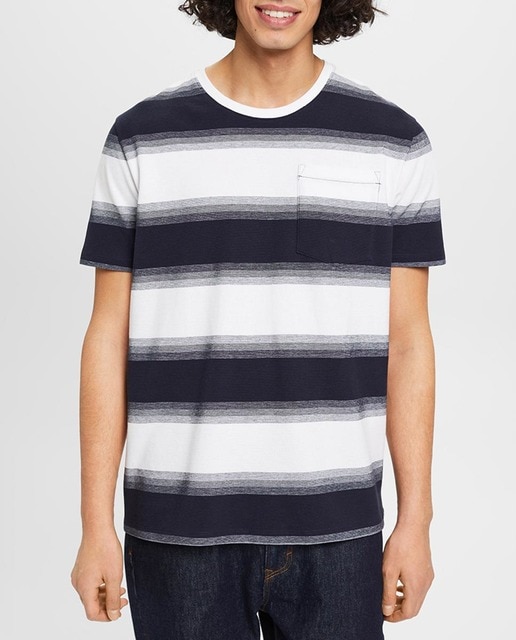 Imagen 0 de Camiseta color block de hombre algodón