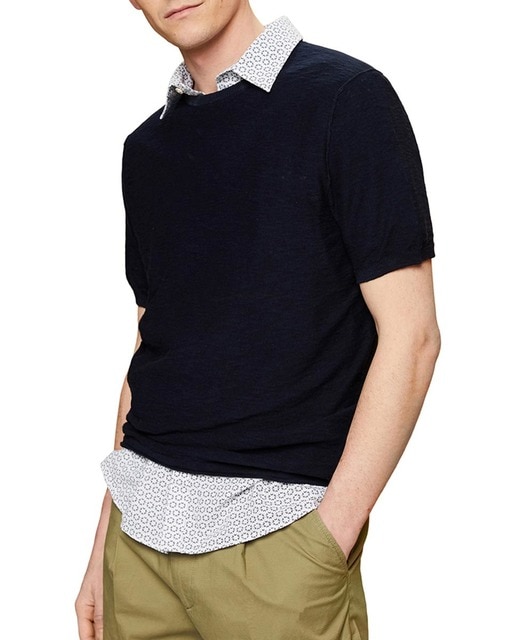 Imagen 0 de Camiseta de hombre tejida algodón