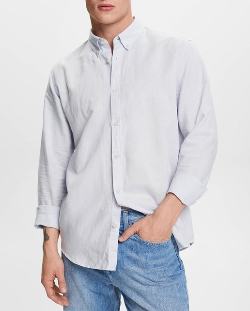 Imagen 0 de Camisa de hombre regular fit con lino