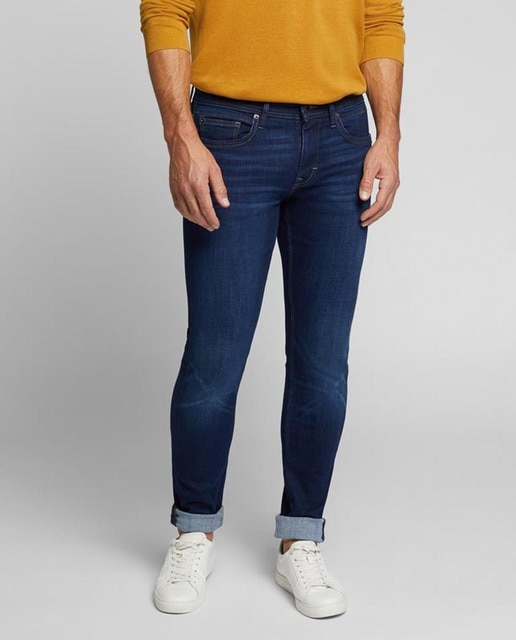 Imagen 0 de Vaquero con algodón orgánico de hombre slim azul