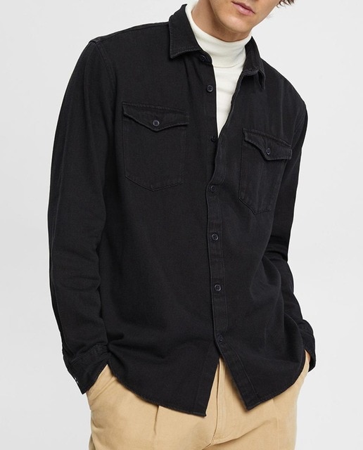 Imagen 0 de Sobrecamisa de hombre denim algodón