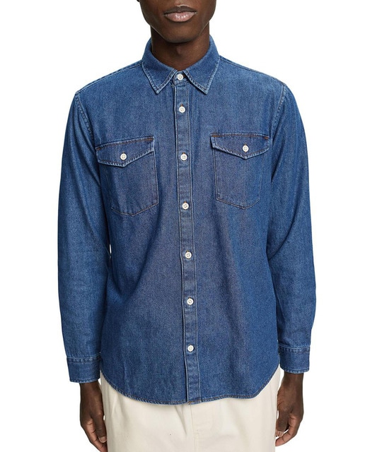 Imagen 0 de Camisa básica de hombre denim algodón