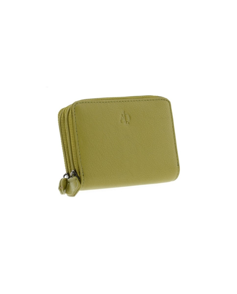 Porta-Cartões em Couro Azeitona-2