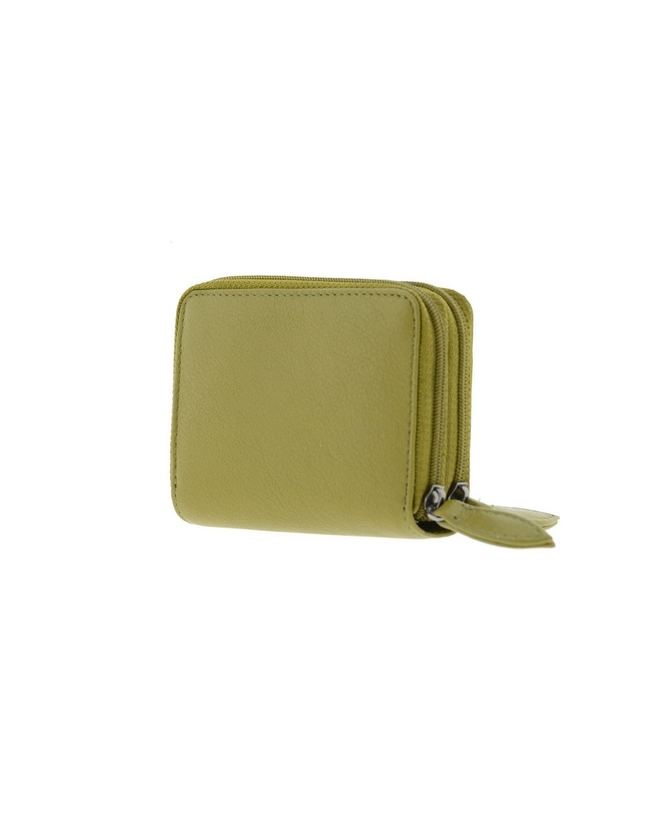 Porta-Cartões em Couro Azeitona-3