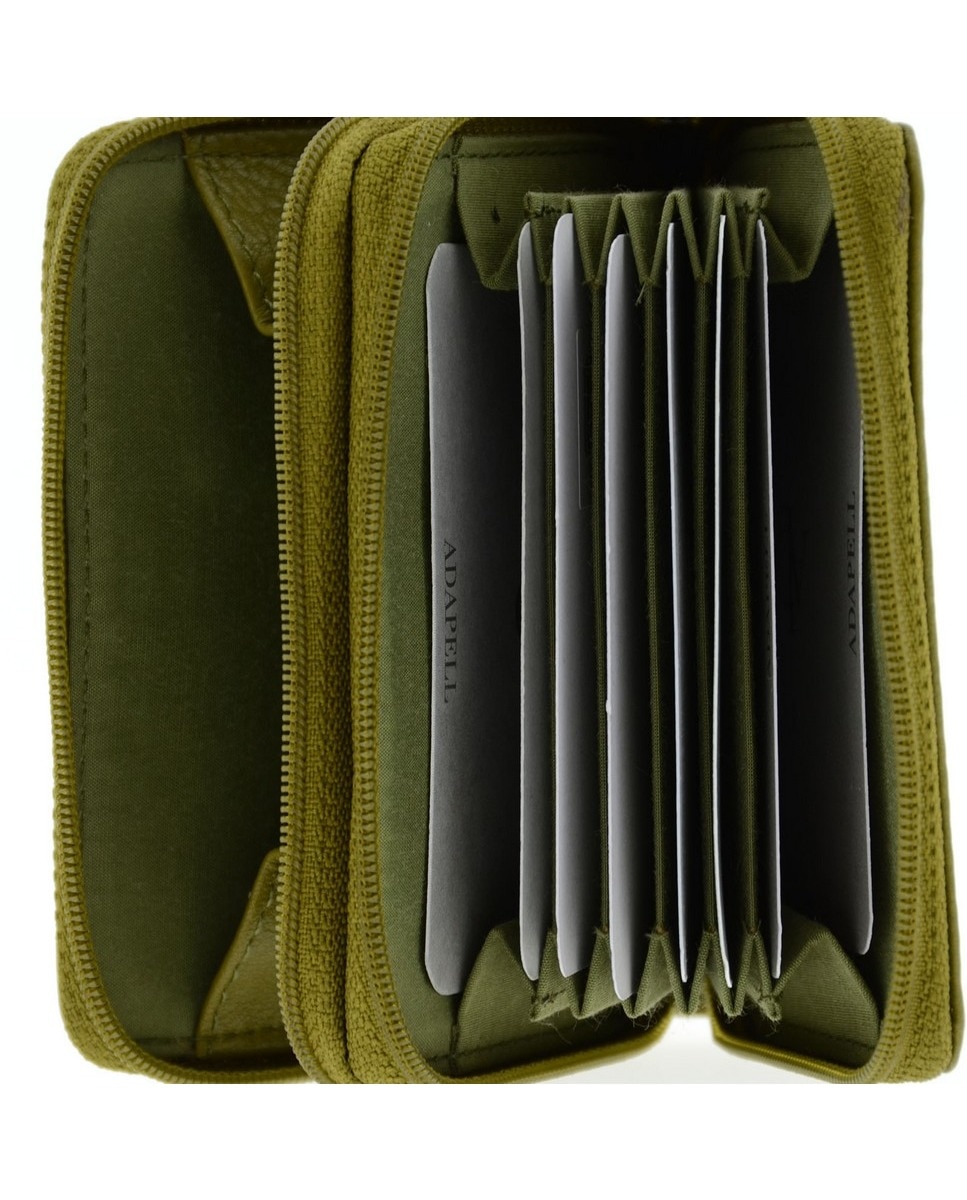 Porta-Cartões em Couro Azeitona-5