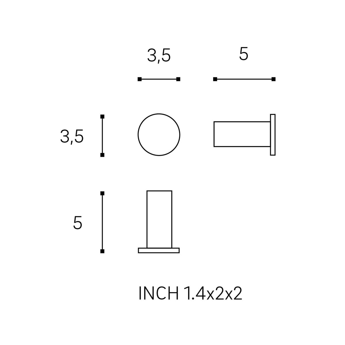 Colgador Architect S+ Cosmic Acero cepillado-3