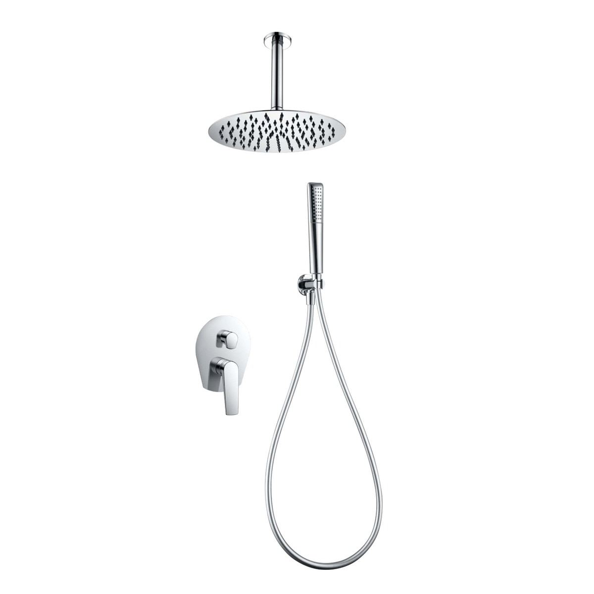 Imagem 0 de Conjunto de Duche Monocomando Embutido Paros