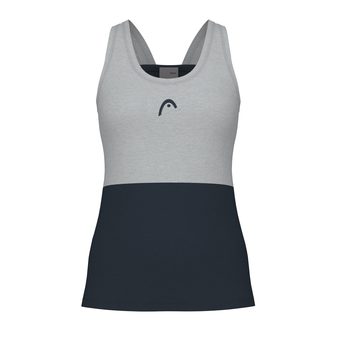 T-shirt de Mulher Play Tech Azul-marinho / Cinzento-1
