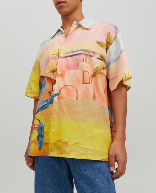 Imagen 0 de Camisa de hombre manga corta print verano