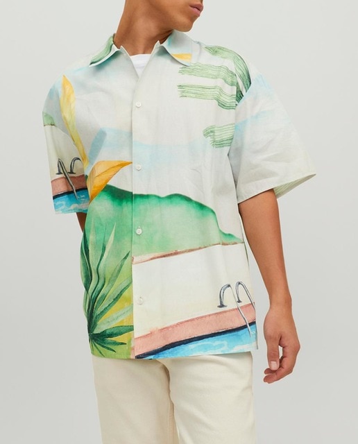 Imagen 0 de Camisa de hombre manga corta print verano