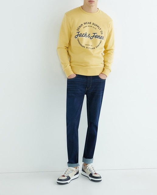 Imagen 0 de Sudadera de hombre de cuello redondeado