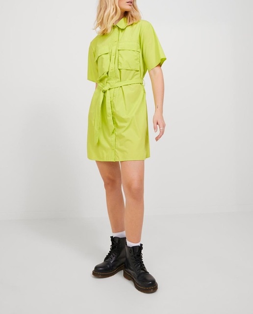 Imagen 0 de Vestido camisero corto de mujer.