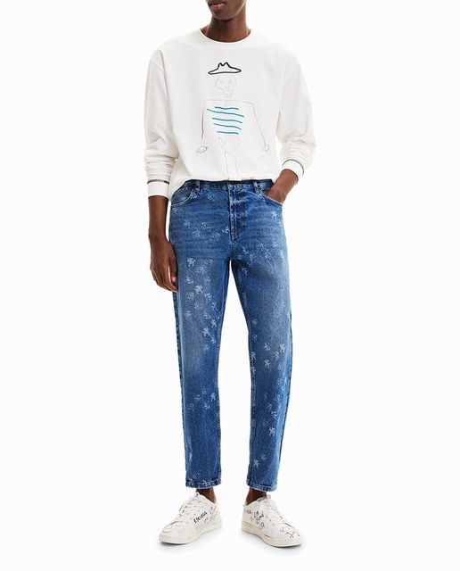 Imagen 0 de Vaqueros Loose laser print