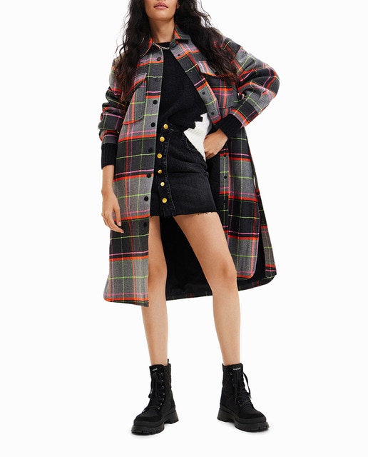 Imagen 0 de Abrigo sobrecamisa tartán