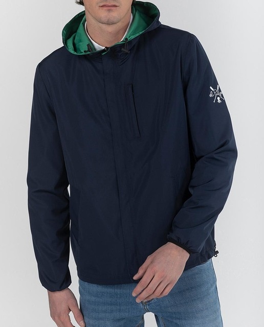 Imagen 0 de Chubasquero de hombre azul