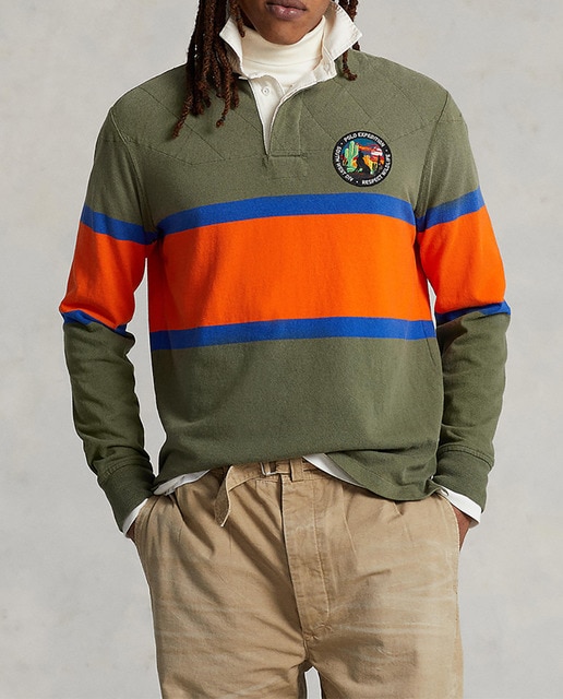 Imagen 0 de Rugby de hombre Classic Fit con rayas