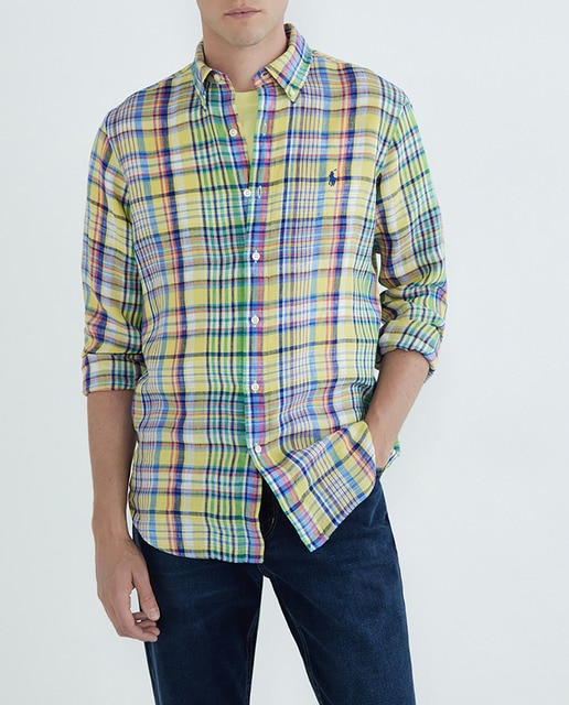 Imagen 0 de Camisa de hombre de lino Regular Fit