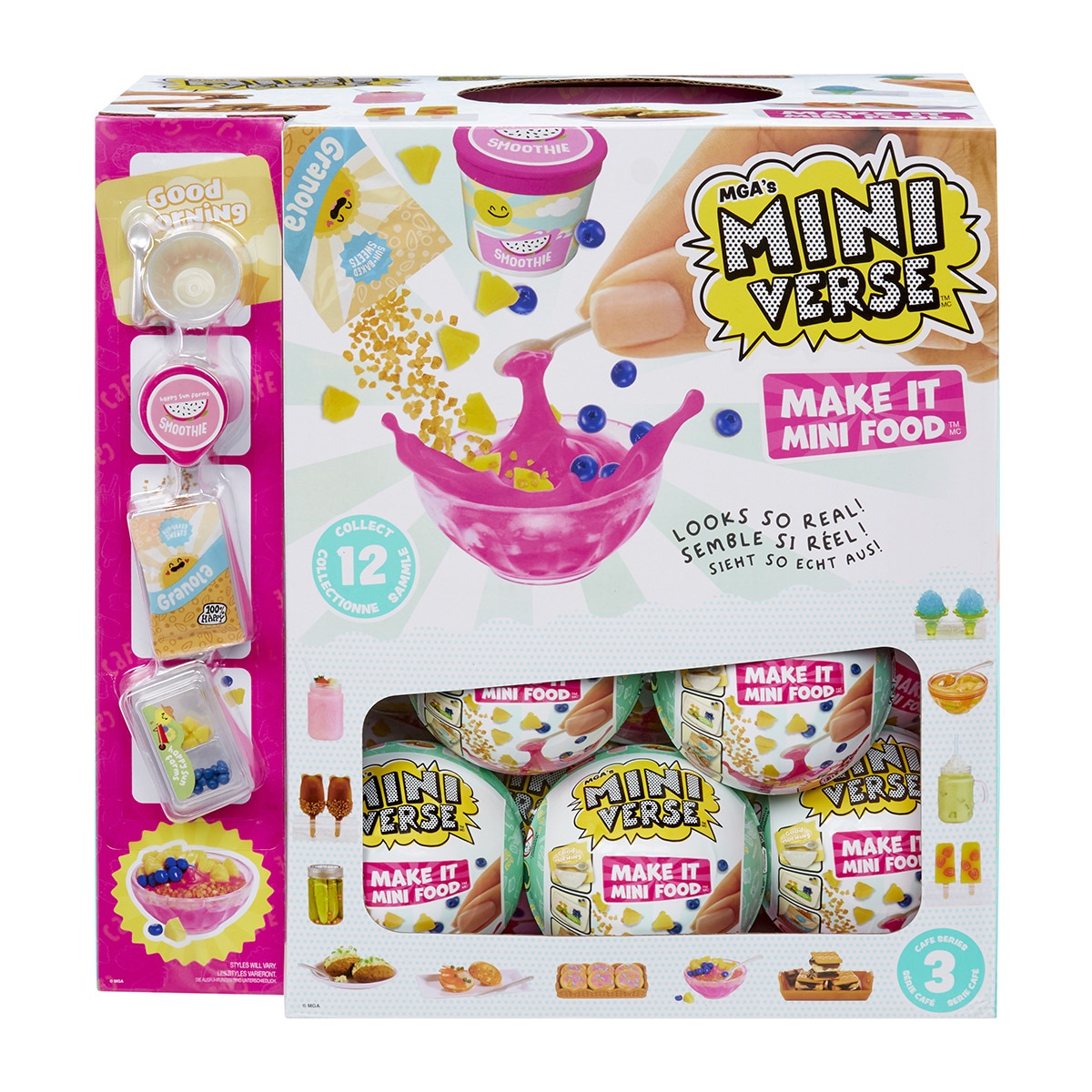 Juego de manualidades Bola Make It Mini Foods: Cafe Serie 3 Miniverse 4