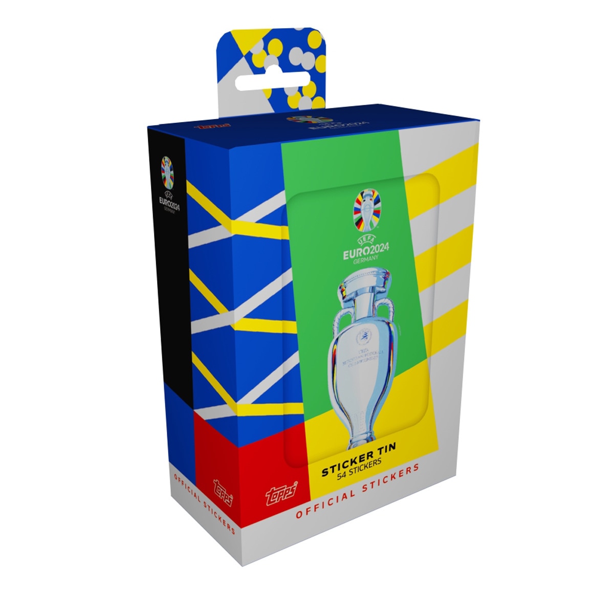 Imagem 0 de Mini lata Euro 2024 Match Attax com 9 pacotes de autocolantes.