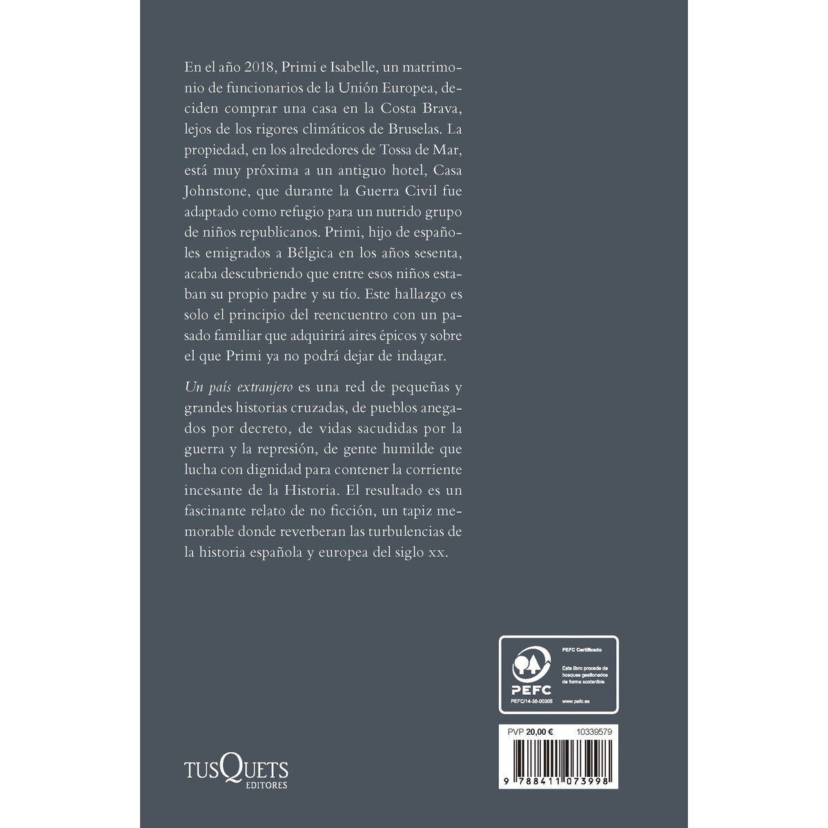 Un país extranjero (Capa mole com abas) 2