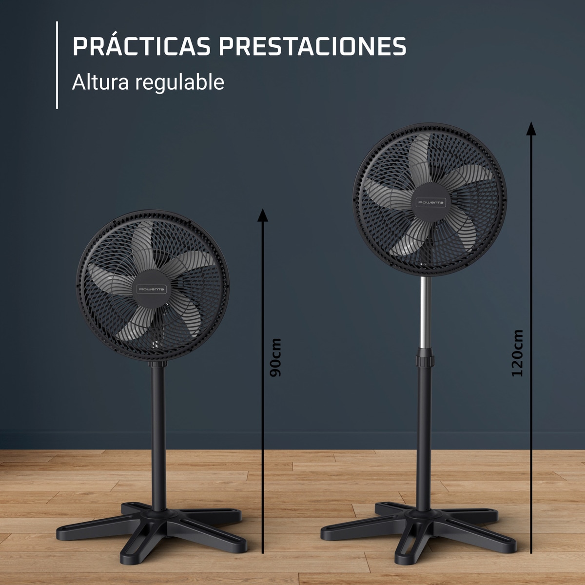 Ventilador de pie Rowenta VU3110 Turbo Essential con 3 velocidades 8