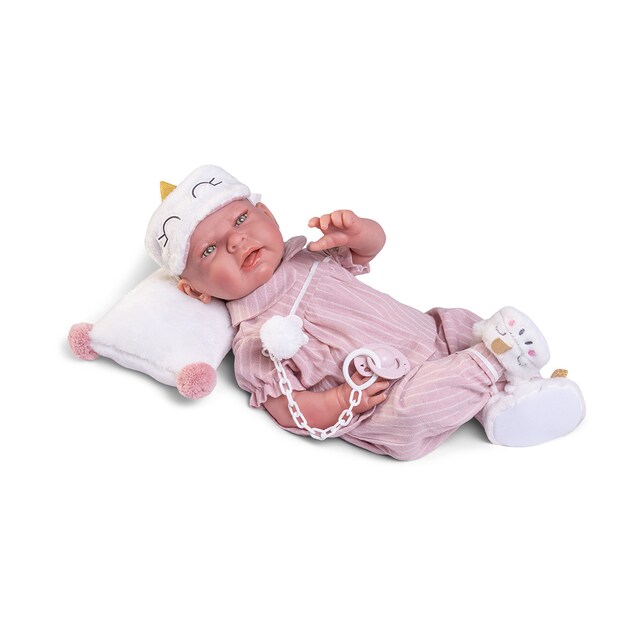Imagen 0 de Muñeca Sweet Reborn Lea pijama y antifaz Muñecas Antonio Juan
