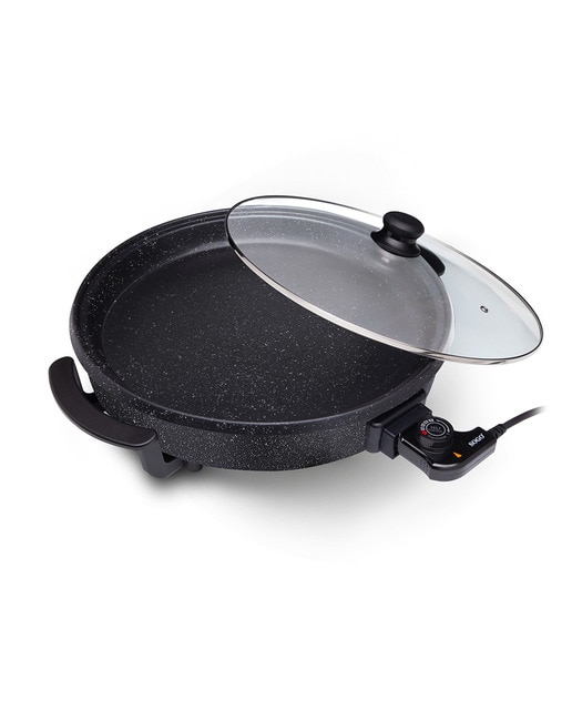 Imagen 0 de Cacerola multiusos, sartén, desmontable, redonda, 42cm y tapa crital