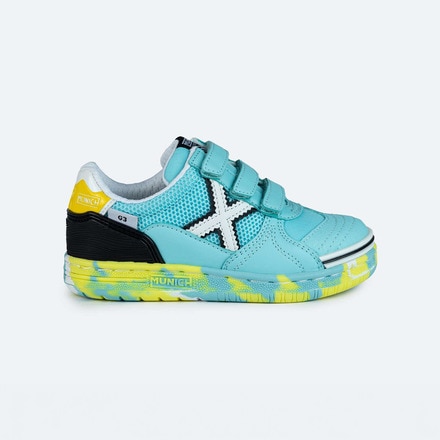Scarpe Da Ginnastica Munich G-3 Kid VCO Indoor - Unisex Bambini/ragazzi, Per Palestra E Superfici Abrasive