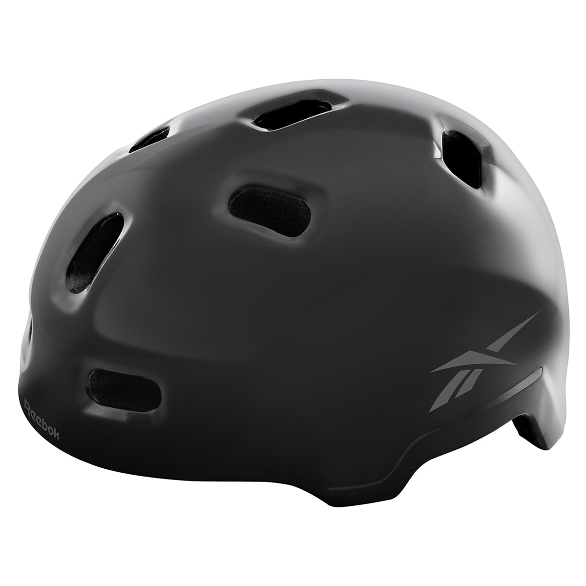 Casco protector Reebok City negro brillo talla L para patinets y bicicletas Negro brillo-1