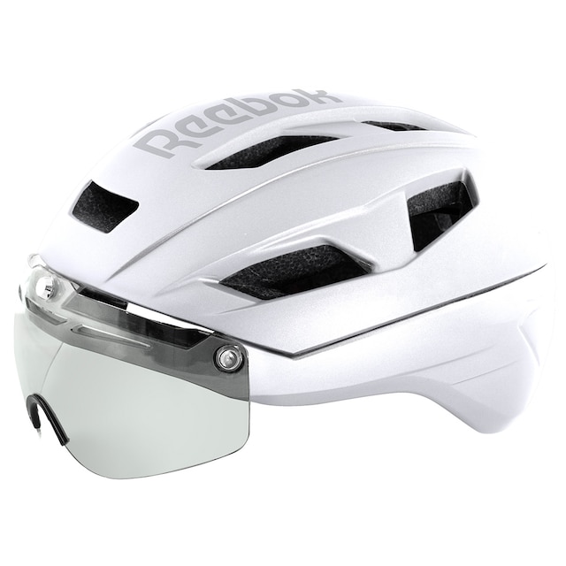 Imagen 0 de Casco protector Reebok Urban Trek blanco mate talla M para patinetes y bicicletas