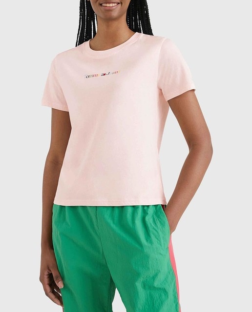 Imagen 0 de Camiseta de mujer de manga corta y corte regular