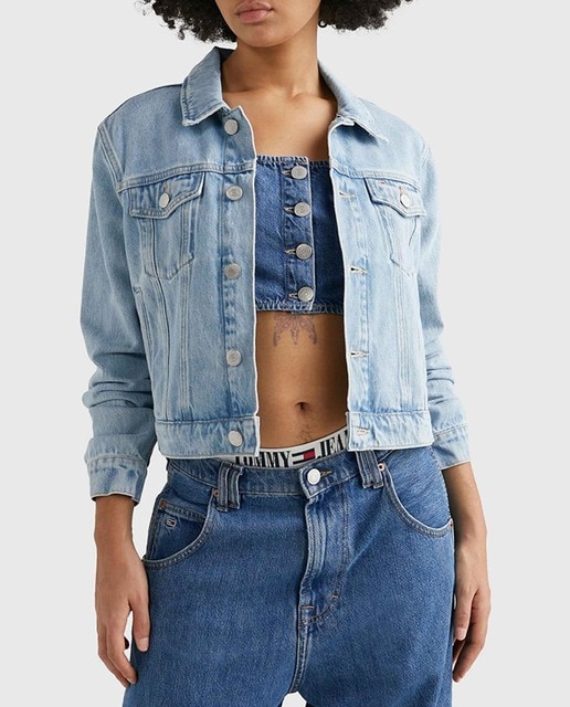 Imagen 0 de Cazadora vaquera de mujer Izzie de fit slim