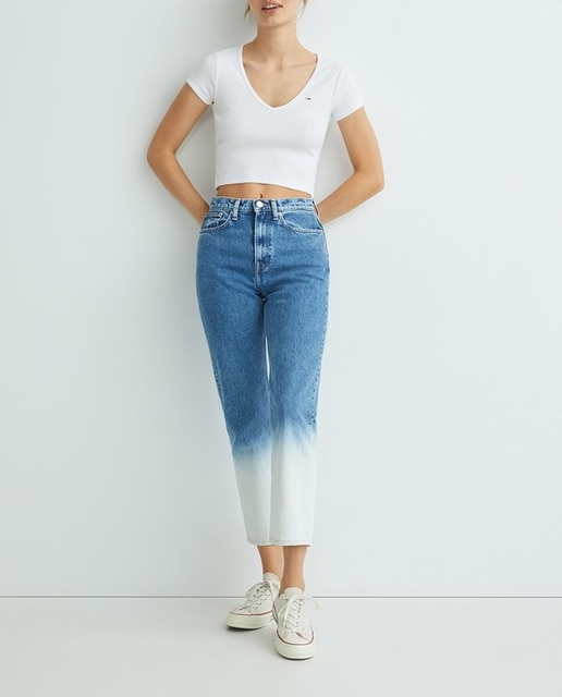 Imagen 0 de Vaquero de mujer Harper de tiro alto y corte recto