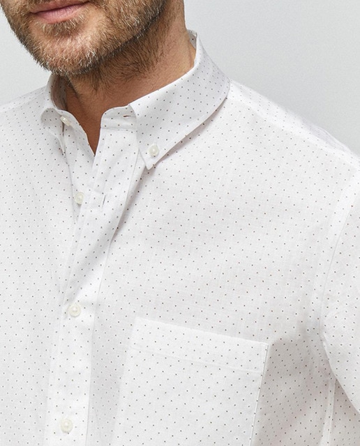 Imagen 0 de Camisa chambray de hombre classic estampada