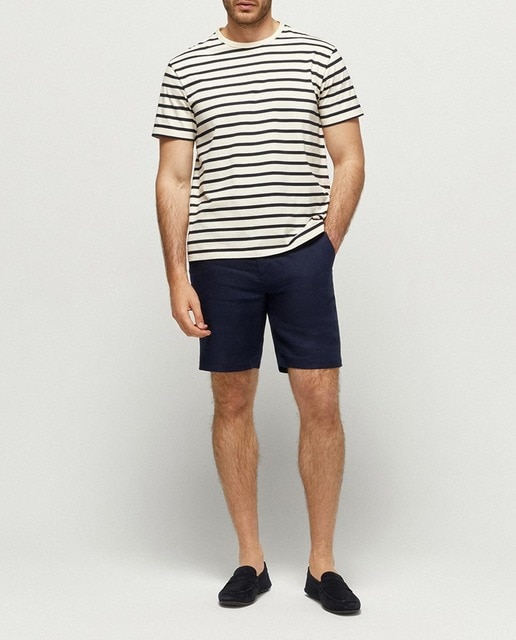 Imagen 0 de Bermuda básica sin pliegues de hombre