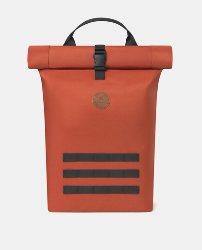 Imagem 0 de Mochila Unissexo Starter Caracas Medium em Material Reciclado e Repelente à Água - Laranja