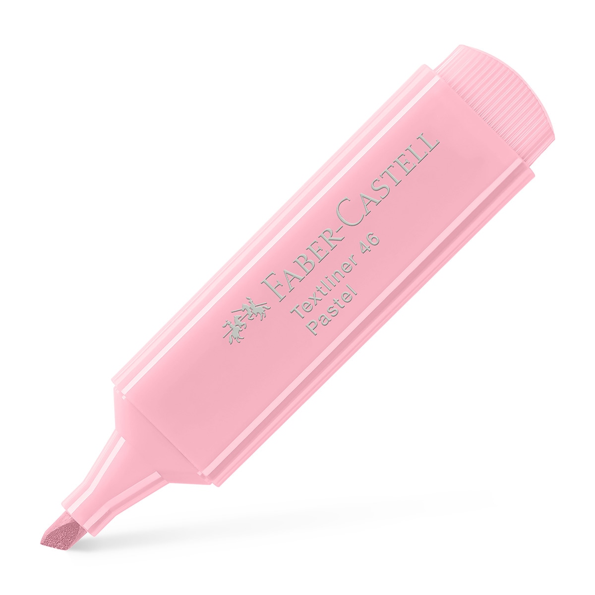 Marcador texliner 46 pastel Faber-Castell rosa suave Rosa-3
