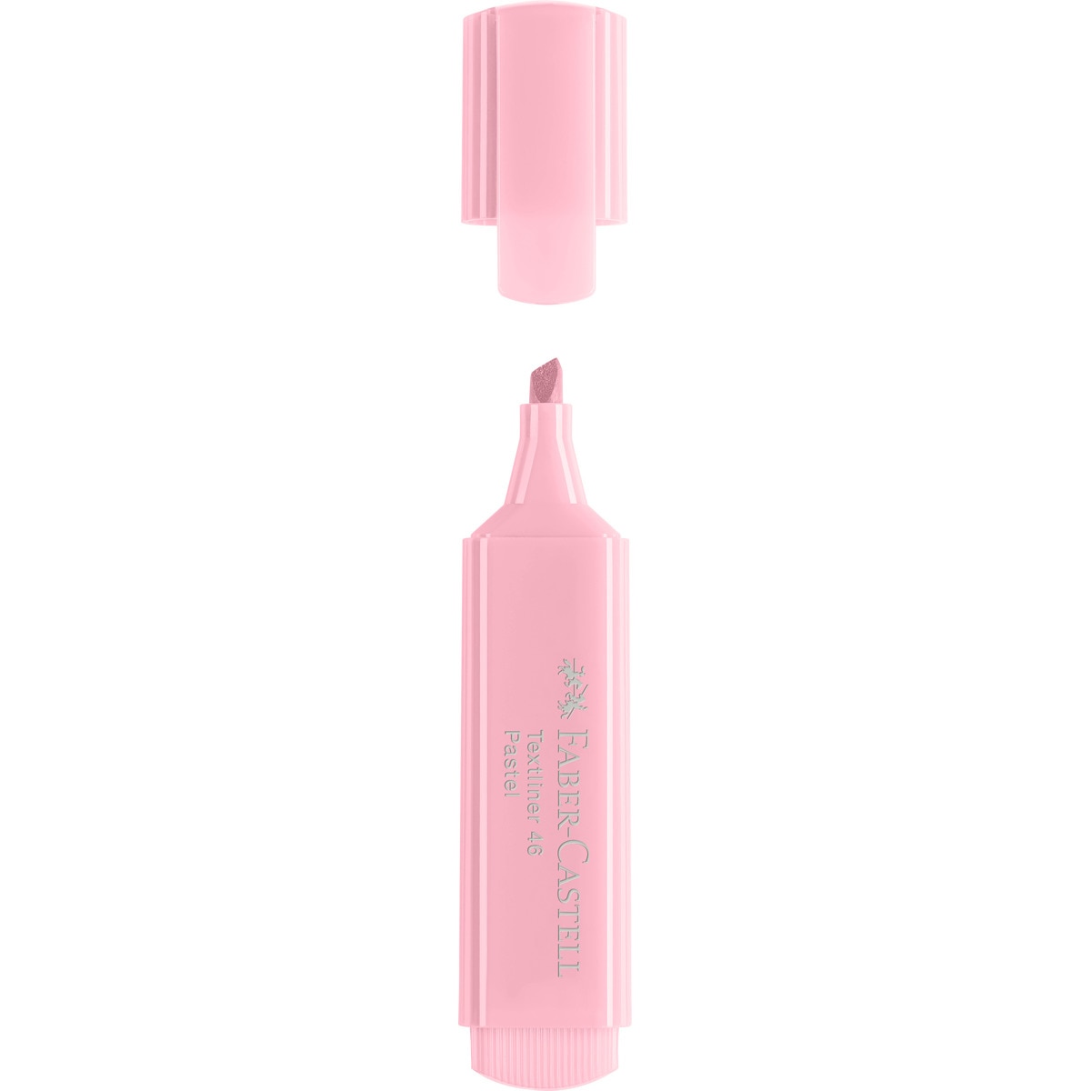 Marcador texliner 46 pastel Faber-Castell rosa suave Rosa-2