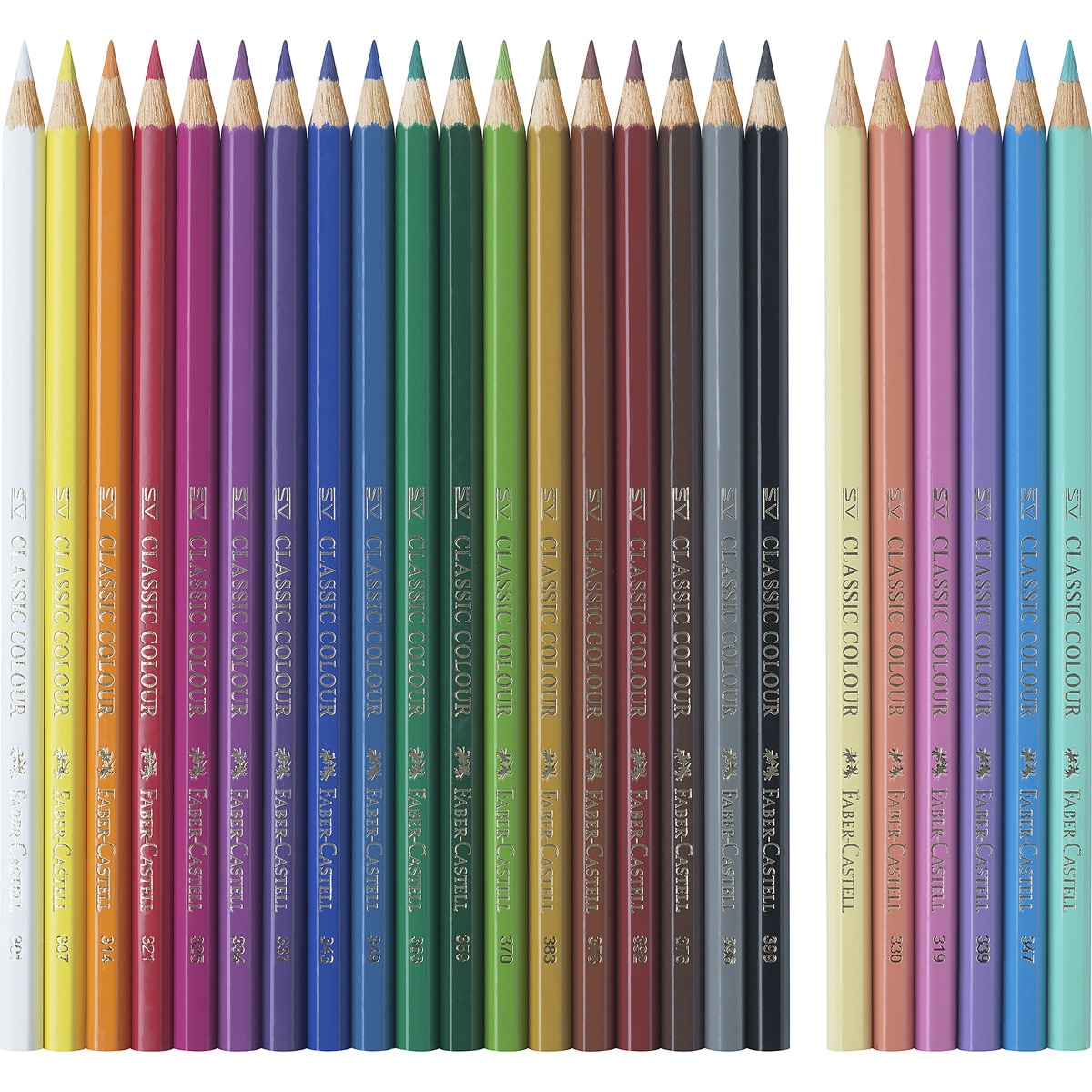 Pack 18 + 6 lápices de color escolares unicornio Faber-Castell Multicolor-3