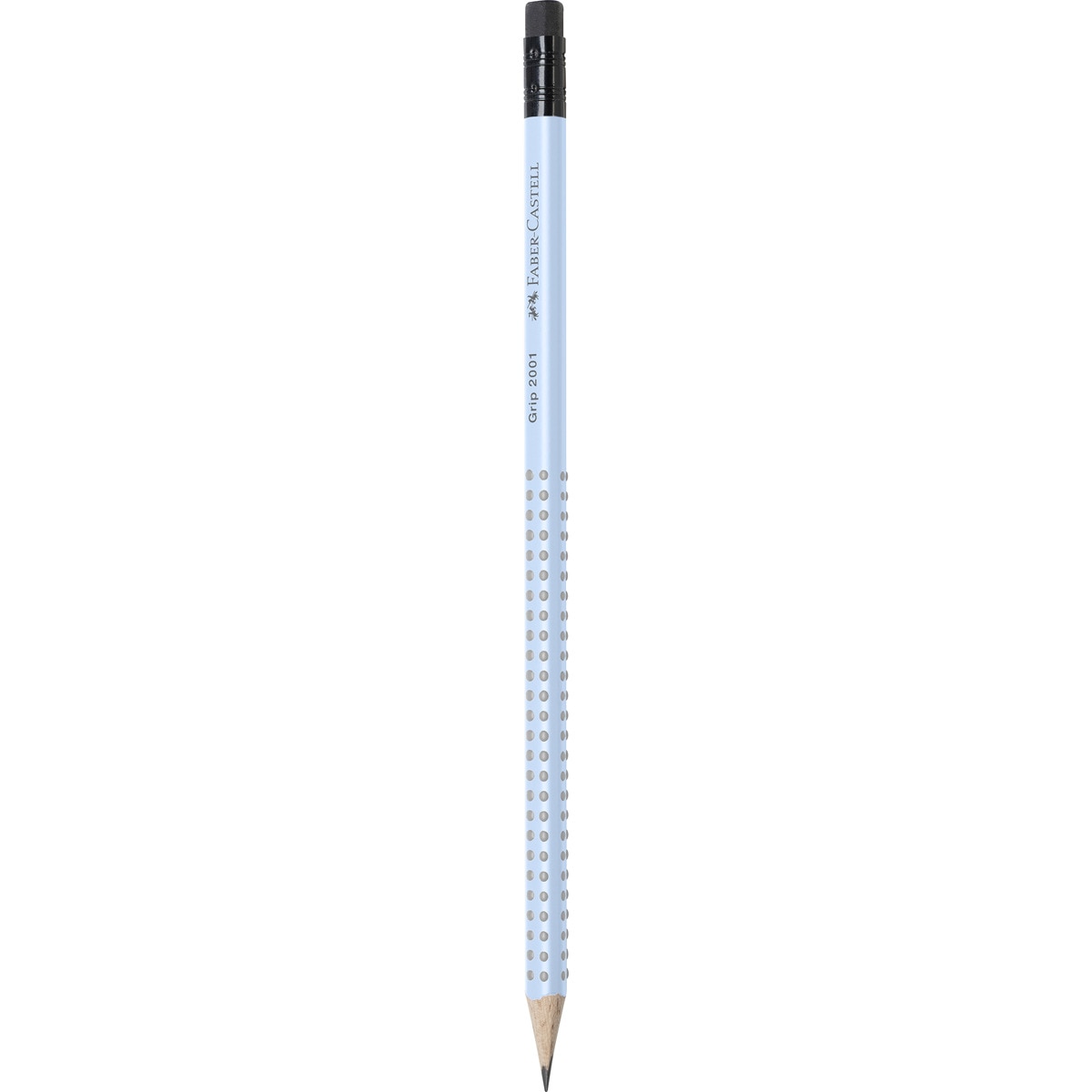 Lápiz grip con goma HB triangular Faber-Castell sky blue Sky Blue-1