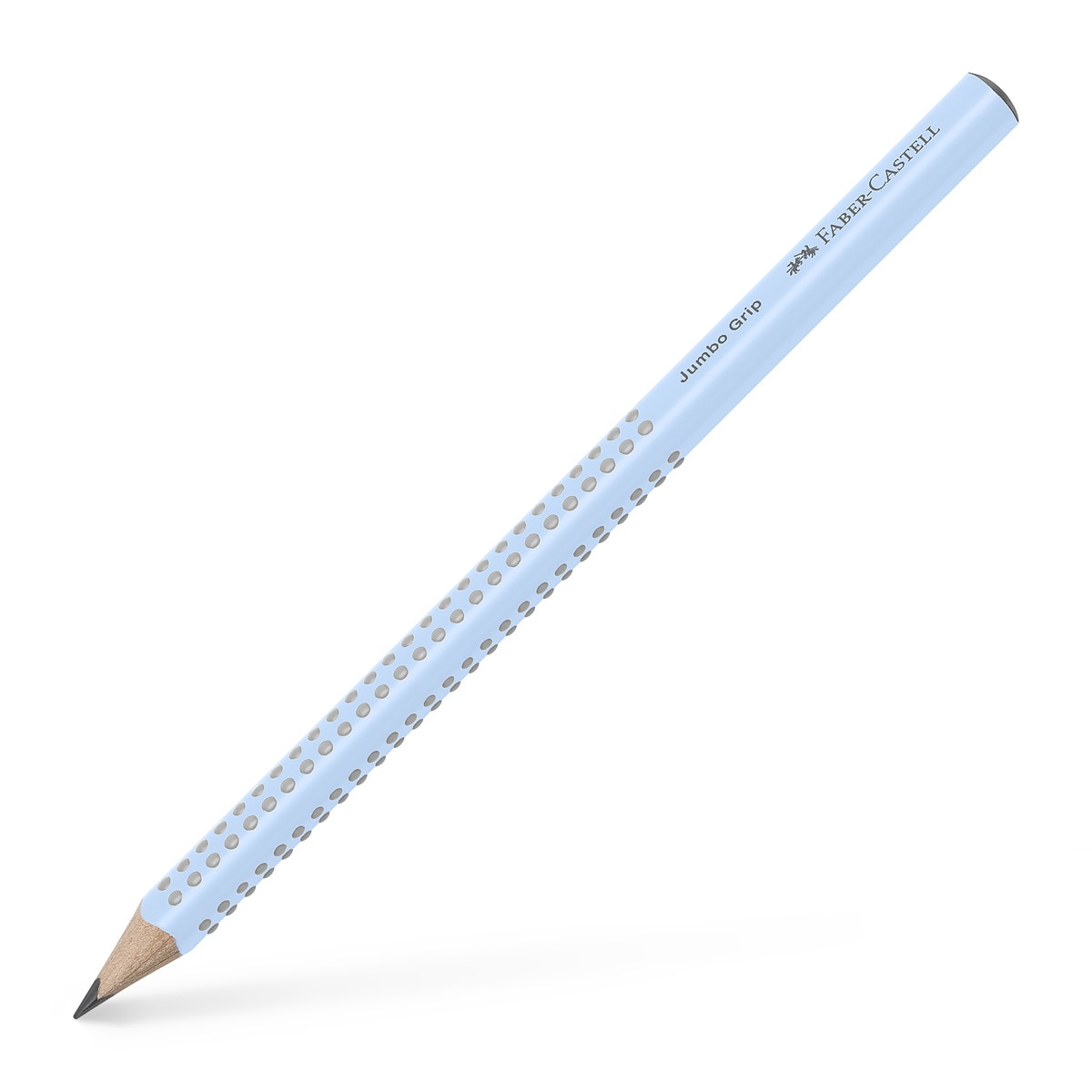 Lápiz grip jumbo HB triangular Faber-Castell sky blue Sky Blue-2