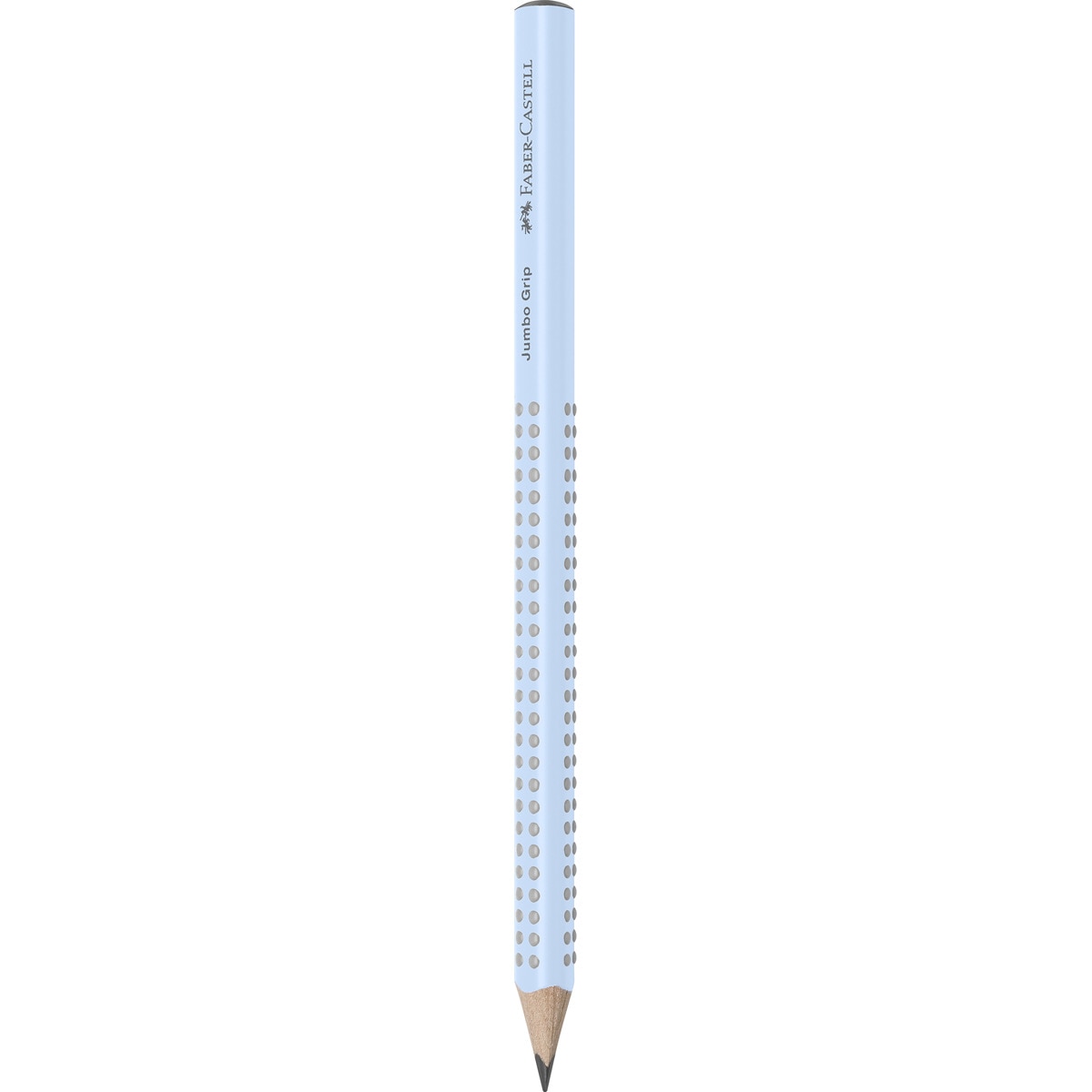 Lápiz grip jumbo HB triangular Faber-Castell sky blue Sky Blue-1
