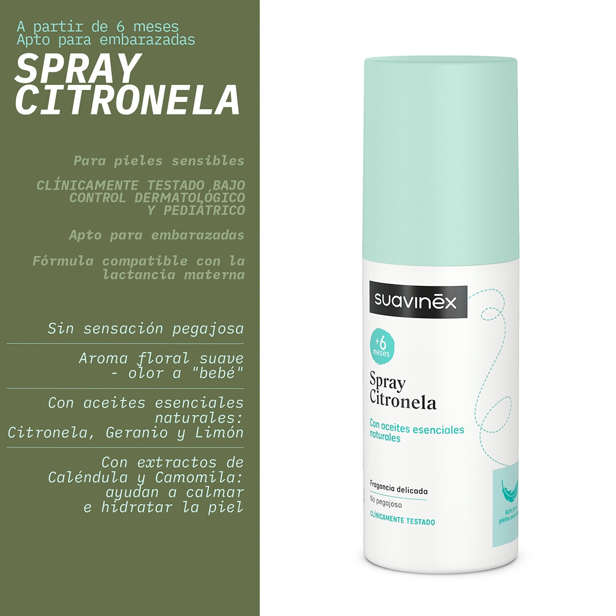 Spray Citronela Bebés +6 Meses - 100 ml Branco-3