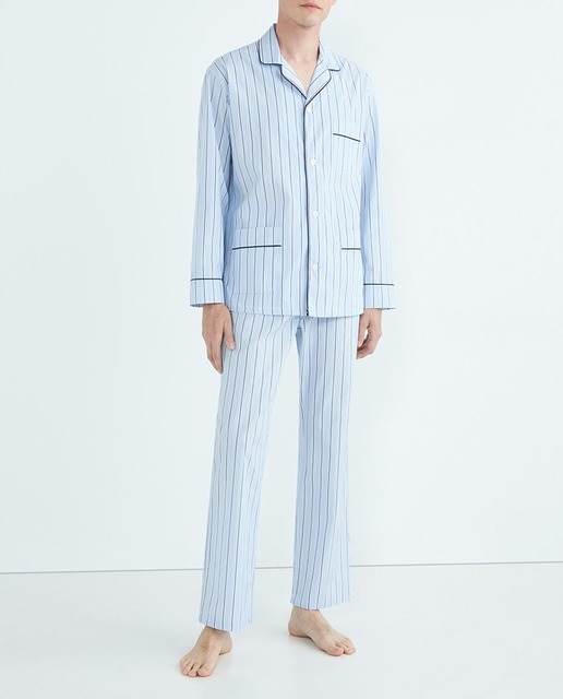 Imagen 0 de Pijama de hombre non iron algodón BCI