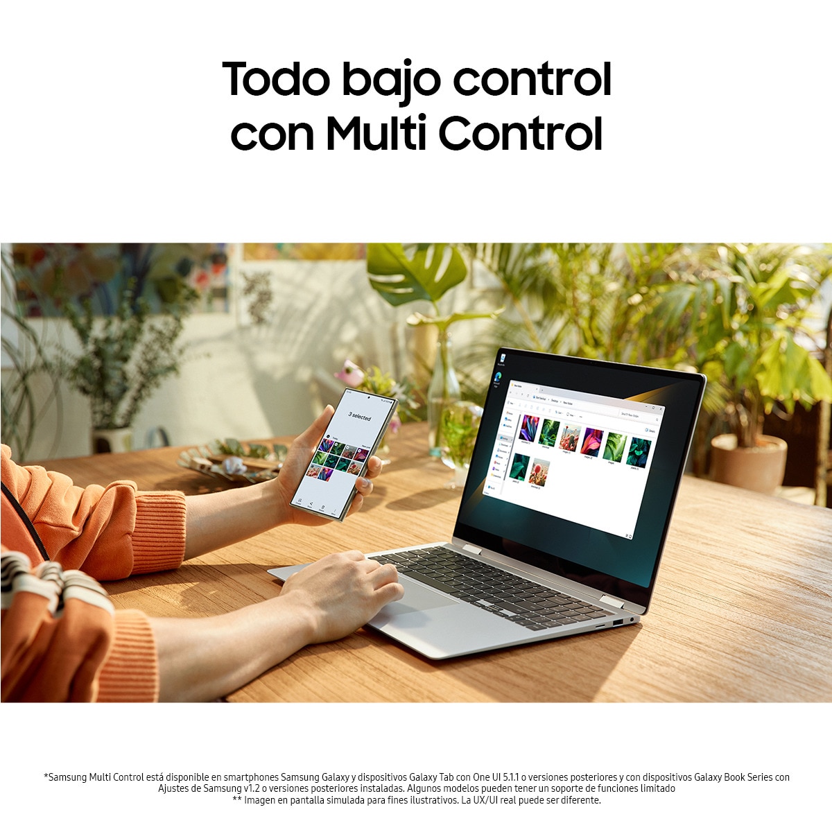 Convertible 2 en 1 Samsung Galaxy Book4 Pro 360  NP960QGK-KG2ES, Intel Core Ultra 7-155H, 16GB, 512GB SSD, 16", W11 Gris Grafito-7