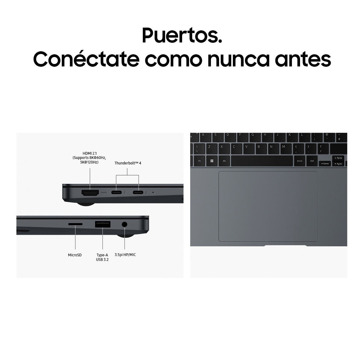 Portátil Samsung Galaxy Book4 Ultra NP960XGL-XG1ES, Intel Core Ultra 7-155H, 16GB, 1TB SSD, GeForce RTX 4050 8GB, 16", W11 Gris Grafito-5